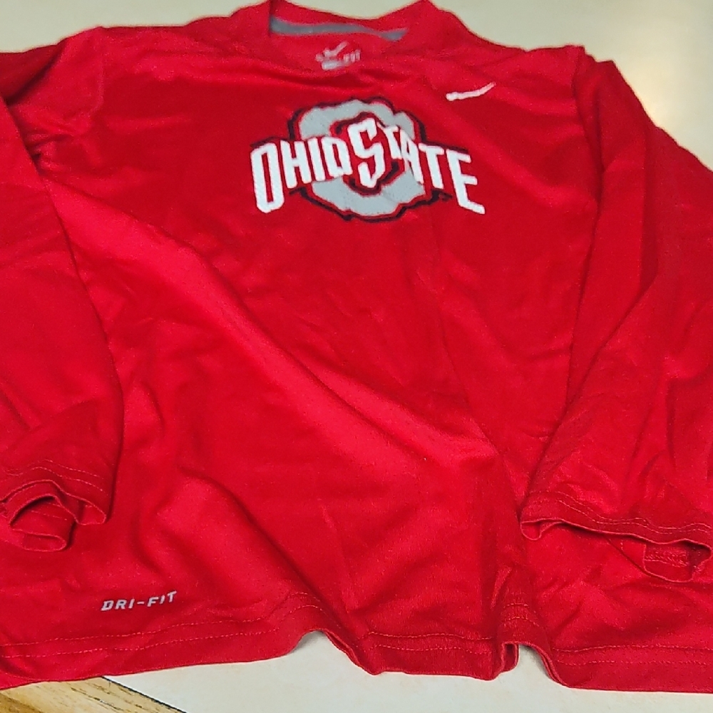 Nike Ohio State Red Dri-Fit Shirt